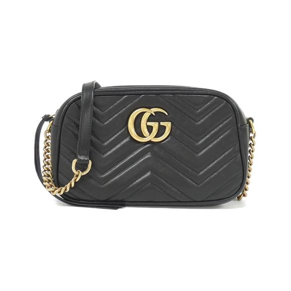Gucci Handbags - GUCCI Black GG Marmont Shoulder Bag